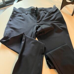 Theory Dark Blue Raffi Slim Trousers